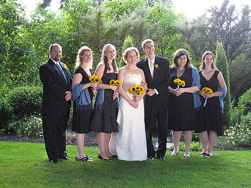 Margaret and Scott, wedding party (photo)